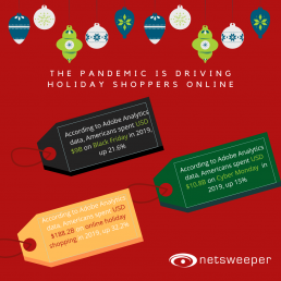 The pandemic is driving holiday shoppers online