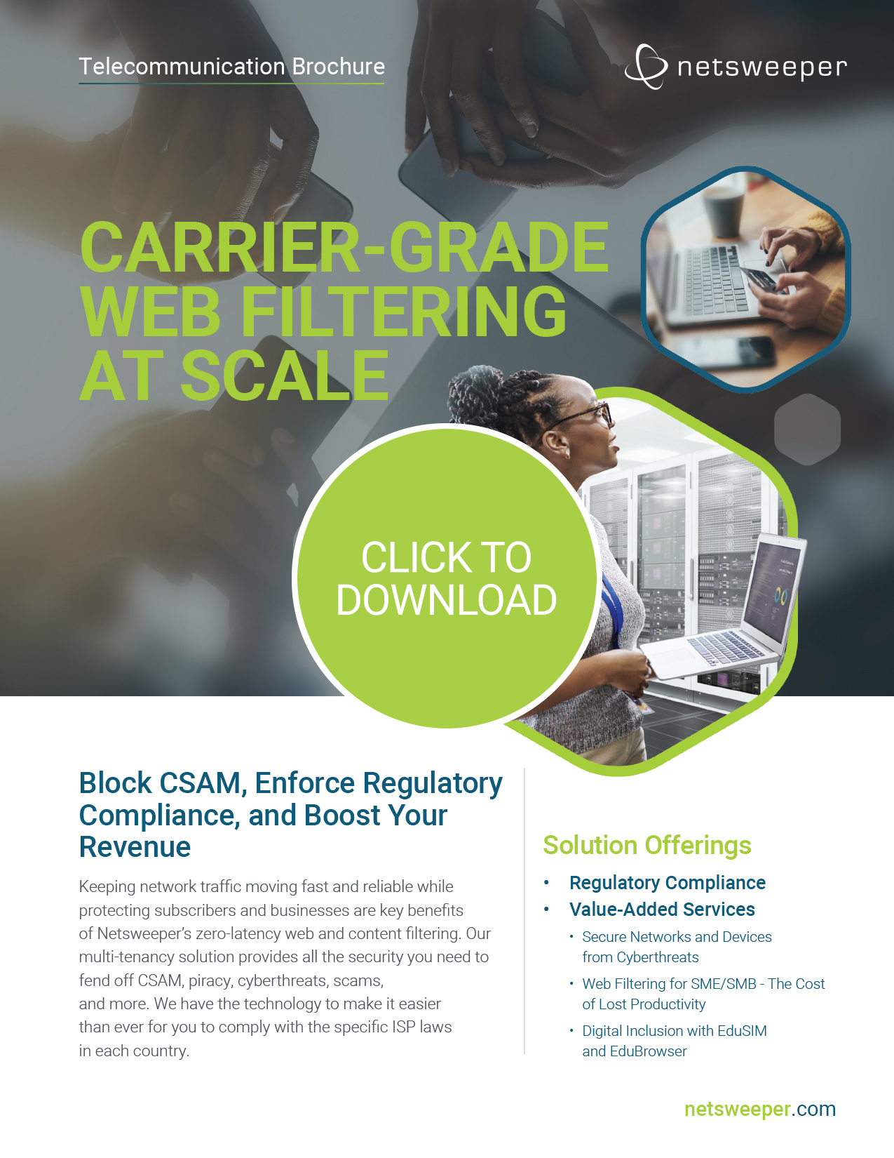Brochure: Carrier-Grade Web Filtering at Scale