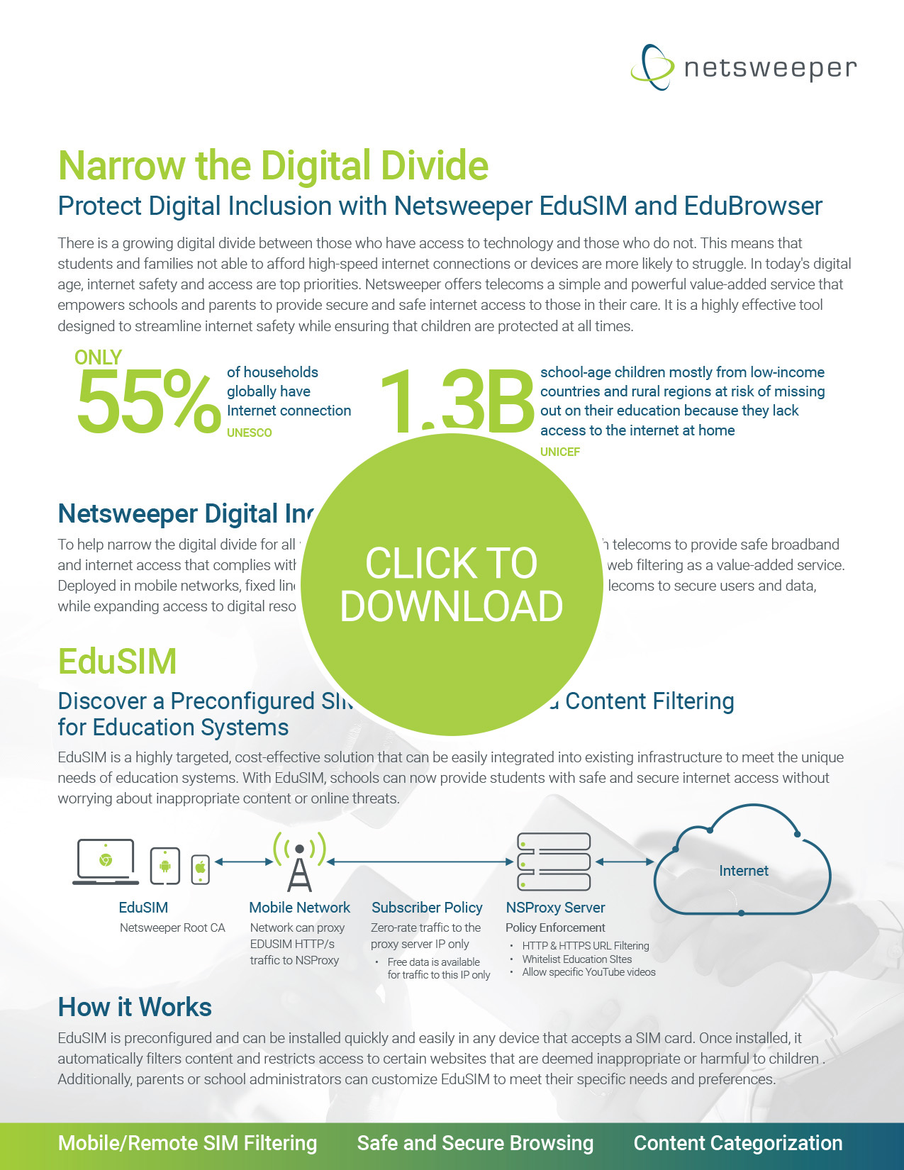 Brochure: Narrow the Digital Divide