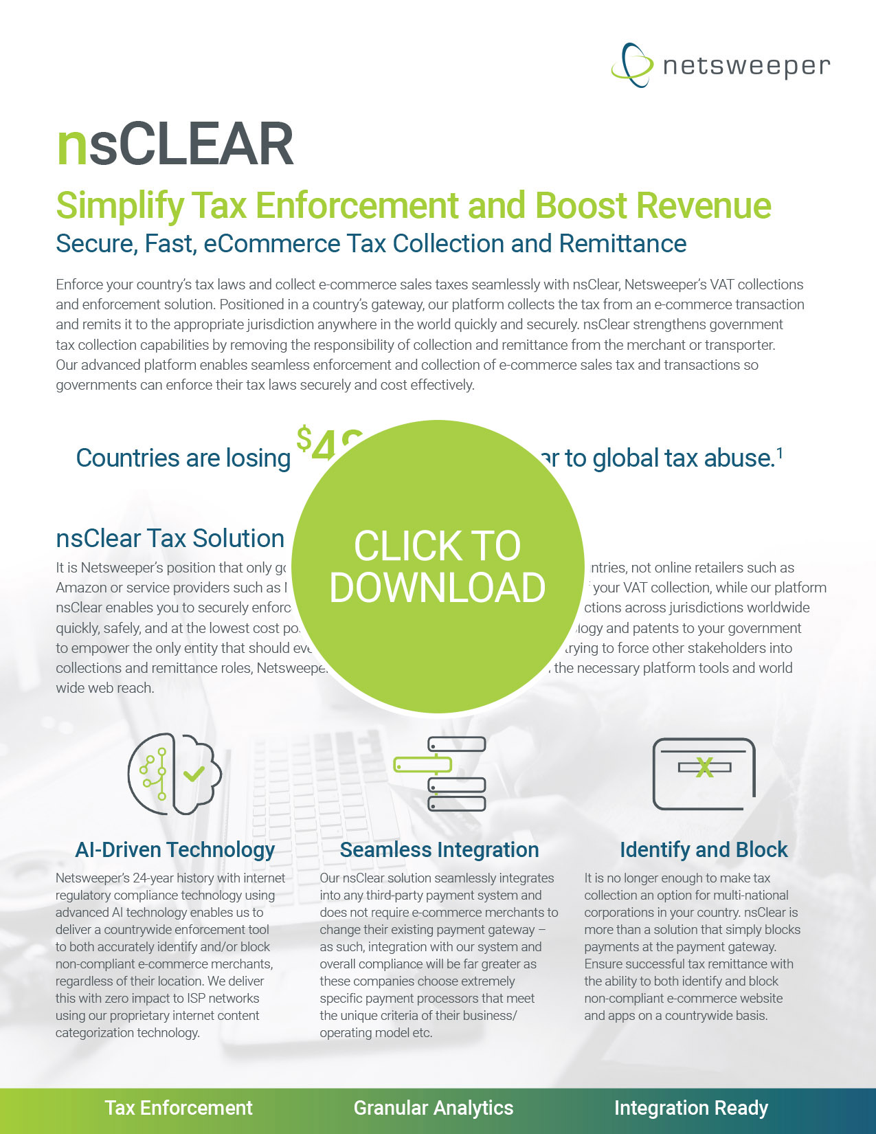 Brochure: nsClear Simplify Tax Enforcement and Boost Revenue